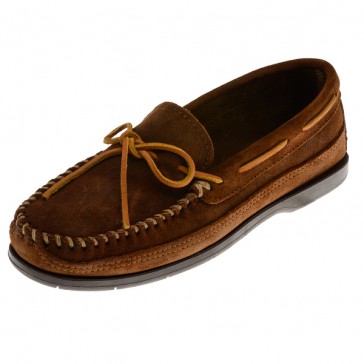 Minnetonka - Double Bottom Hardsole - Brown Ruff (Mens)