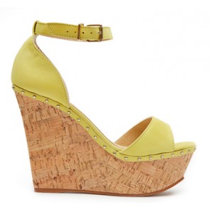 Lemon Nubuck Citrino Wedge