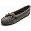 Minnetonka - Women's Kilty Suede Grey